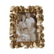 thumbnail image 2 of Marco fotográfico de hoja de resina ginkgo 6x6 in | Oro, Plata | Montaje decorativo de mesa o de pared | Diseño de relieve 3D, resistente a las fracturas duraderas | Fácil de limpiar, acento de lujo, 2 of 6