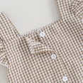 thumbnail image 5 of Bagilaanoe 2pcs Toddler Baby Girl Shorts Set Plaid Ruffle Sleeveless Tank Tops + Shorts 6M 12M 18M 24M 3T 4T Kids Casual Summer Clothes, 5 of 7