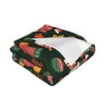 thumbnail image 3 of XMXT Throw Blanket, Fun Santa Socks Print Machine Washable Blankets for Sofa, 50 x 40 inches, 3 of 9