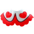 thumbnail image 2 of Cartoon Pet Bandana Duck Rabbit Ear Reusable Heart Dog Bandana Flower Cat Bib, 2 of 10