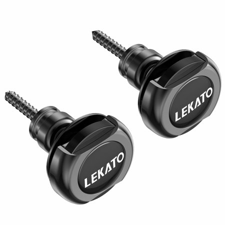 LEKATO Guitar Bass Strap Locks Super Button for Ukulele Electric Acoustic Guitar
