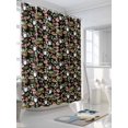 thumbnail image 3 of Fsddascl Frog Mushroom Shower Curtain Set - 72" x 78" Washable Bathtub Curtain with 12 Hooks, Red Brown Coffee Plant Black Idyllic Waterproof Fabric Stall Shower Curtains for Bathroom/Bathtub Décor, 3 of 6