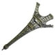 thumbnail image 2 of Estatua decorativa de la Torre Eiffel, modelo de metal de la Torre Eiffel, figurita 3D, modelo arquitectónico para souvenirs, decoración de mesas y fiestas., 2 of 7