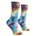 thumbnail image 6 of ODD SOX – Basix Unisex Crew Socks – Tie Dye Dreamy – Medium – Soft Cotton Blend Ribbed Crew,, 6 of 6