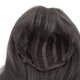 thumbnail image 3 of Peluca de longitud media de 19,7 pulgadas, peluca larga sintética ajustable con flequillo para mujer, señora, chica, gris ahumado, rosa, 3 of 8