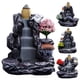 thumbnail image 5 of Quemador de incienso con efecto cascada, soporte de incienso zen, quemador de cono de incienso con cascada de rocalla para meditación en casa o en la oficina., 5 of 8