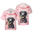 thumbnail image 3 of Happy Valentine's Day Labrador Retriever holding flowers Hawaiian Shirt Breathable Summer Unisex Merch Lab Dog Lover Gifts - 3005, 3 of 6