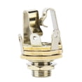 thumbnail image 6 of 6 Pcs Dual Channel Guitar Jack Plug Socket Bass Jack Socket 6.35mm Replacement Part, 6 of 8