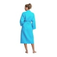 thumbnail image 2 of Turkuoise Women Premium Cotton Blend Lightweight Long Waffle Kimono Bath and Spa, 2 of 4