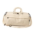 thumbnail image 3 of Bolsa de viaje impermeable y ligera para deportes, playa, gimnasio y entrenamiento. Beige, 3 of 9