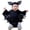 z-260618-1-Black, variant on SNKSDGM Baby Boy Rompers 0-3 Months with Hat My First Outfit Baby Boy Girl Clothes Bat Clothes Hoodie Romper Playsuit Jumpsuits 0-3 Months