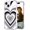 Black Grey Hearts, variant on Compatible for iPhone 14 Case for Women Girls Clear Design Cute, Protector Girly Transparent Lovely Kawaii Dancing Penguins Animal Joy Funny Happy
