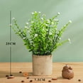 thumbnail image 7 of Travelwant Mini Potted Plants Artificial Flocked Eucalyptus Boxwood Rosemary Greenery in Pots Faux Potted Herbs Small Houseplants, 7 of 7
