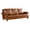 Light Brown, variant on Pemberly Row Contemporary English Rolled Arm Sofa in Bark Brown Leather