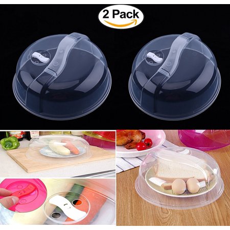 2 Pack Microwave Lid Fresh-keeping cover for refrigerator Special heating oil proof cover