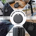 thumbnail image 4 of Item Finder Tracker-4 Pack: Smart Bluetooth Tracker, Item Finder Works with Apple Find My & Google's Find Hub(Android), Replaceable Battery, Smart Trakcer Tags for Keys/Luggage/Backpack, FCC Approved, 4 of 10