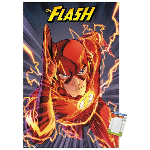 DC Comics - The Flash - Speed Wall Poster, 14.725" x 22.375"