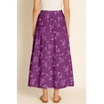 thumbnail image 3 of Moomaya Womens Rayon Maxi Skirt with Pockets | Flowy Tiered Boho Skirt | Elastic Waist Resort Wear | Summer & Travel Outfit, 3 of 7