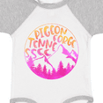 thumbnail image 4 of Inktastic Pigeon Forge, Tennessee- Mountains in Sunrise Colors Boys or Girls Baby Bodysuit, 4 of 5