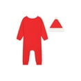 thumbnail image 6 of The Grinch Christmas Baby Red Coverall and Santa Hat, Sizes 0/3M-24M, 6 of 7