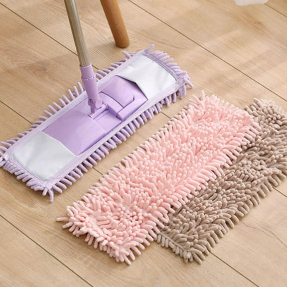 YLSHRF Cleaning Pad , Reusable Mop Pads Cloth - Flat Replacement Heads For Wet Or Dry Floor Cleaning ,Mops Floor Cleaning Pad