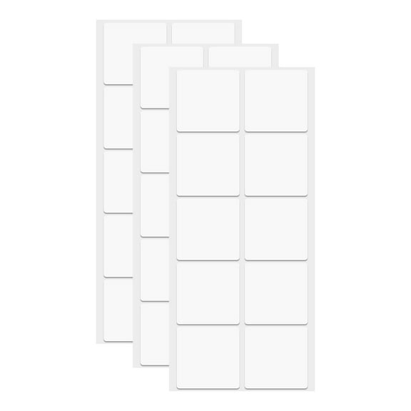 Uxcell 30pack Double Sided Sticky Tape Dots, Two Sided Dots, Square Clear Mounting Adhesive Dot, 40 x 40 x 0.5 mm