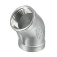 thumbnail image 5 of Unique Bargains 3/4 NPT Female Thread 45 Degree Elbow Pipe Fitting 304 Stainless Steel, 5 of 5