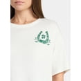 thumbnail image 4 of Saint Patrick's Day Women's Howdy Go Lucky Graphic Tee from Way to Celebrate, Sizes S-XXXL, 4 of 5