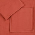 thumbnail image 5 of 100% Long-Staple Cotton Unisex Waffle Weave Bath Robe, Extra-Large,Coral, 5 of 9