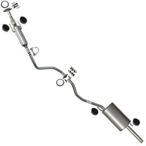 Northeastern Exhaust | Stainless Steel Resonator & Muffler Exhaust Kit Fits 2012–2018 Nissan Versa 1.6L Sedan | Direct Fit | Free Hardware Included