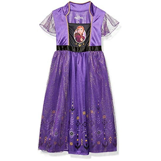 Disney Disney Girls' Little Frozen Fantasy Nightgown, Anna Royalty