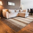 thumbnail image 3 of Evolution Damask Stripe 8 ft. x 10 ft. 3 in. Area Rug, Beige & Brown, 3 of 3