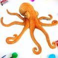 thumbnail image 3 of Peluche de pulpo de imitación realista, muñeco de animales marinos, cojín., 3 of 5