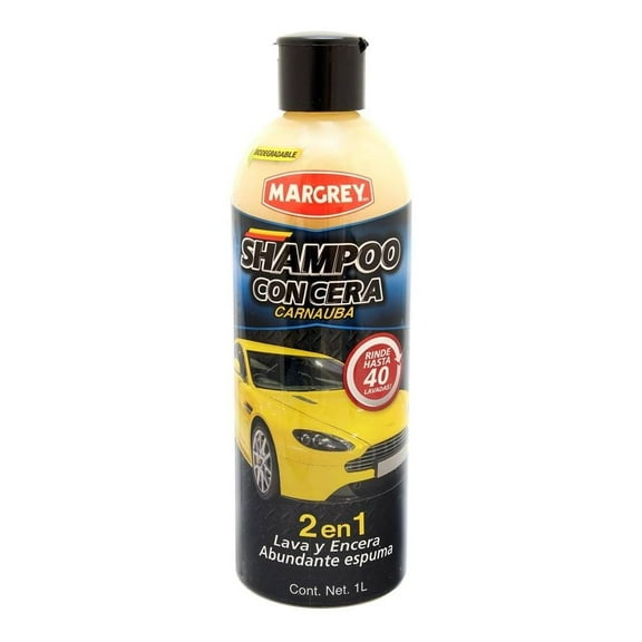 Shampoo con Cera Margrey Carnauba 2 en 1 de 1 L