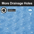 thumbnail image 6 of Tripumer Non-Slip Shower Mat 21 x 21 inch Square Bathroom Tub Mats Stall Mat for Shower Stall Floors Firm Grip Bathroom Mat Anti Slip Shower Mat with Suction Cups and Drain Hole Clear Blue, 6 of 7