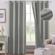 thumbnail image 1 of Lino Cortinas Blackout con Aislamiento Térmico, 100% Blackout y Ojal Superior Cortina para Recámara y Ventana de Sala, Capa Trasera de Revestimiento Gris, 2 Paneles, 132 x 241 cm, Gris, 1 of 13