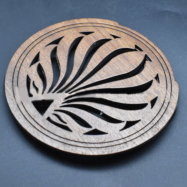 GLFILL Professional Acoustic Guitar Soundhole Cover Wooden Folk Guitar Sound Hole Cover Weak Sound Buffer Plug Guitar Accessory H