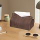thumbnail image 5 of Funda de piel sintética para caja de pañuelos con diseño de vetas de madera, porta pañuelos rectangular, organizador de escritorio, dispensador de pañuelos para baño, caja de pañuelos para coche, caj, 5 of 6
