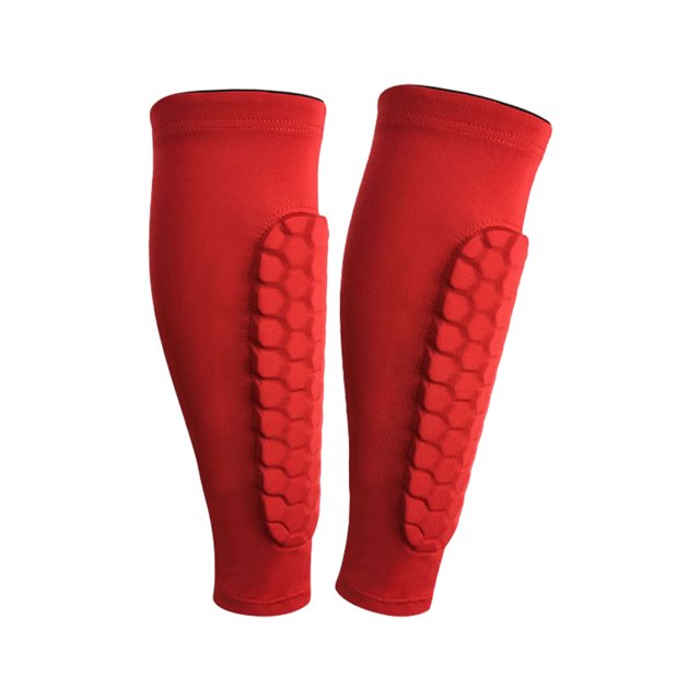 Wosthever Pantalones cortos deportivos de poliéster con correa antideslizante de alta elasticidad, tela transpirable de compresión muscular a Ropa Deportiva, Zapatos Rojo L