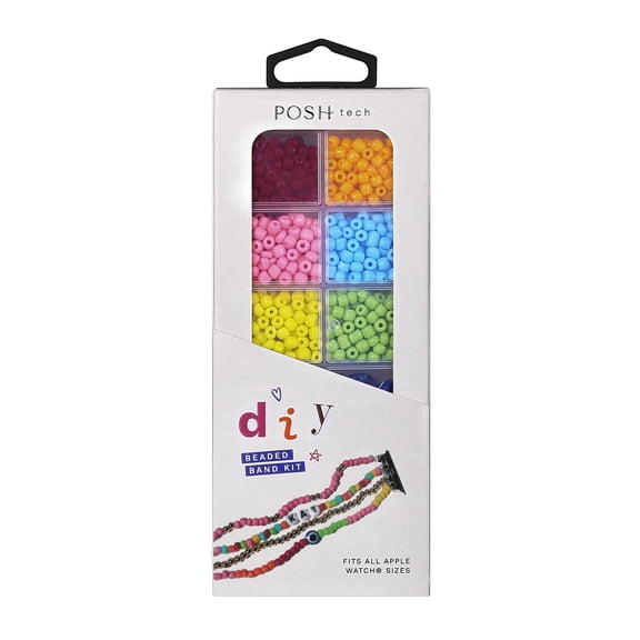 Posh Tech DIY Beaded Band Kit Compatible with Apple Watch