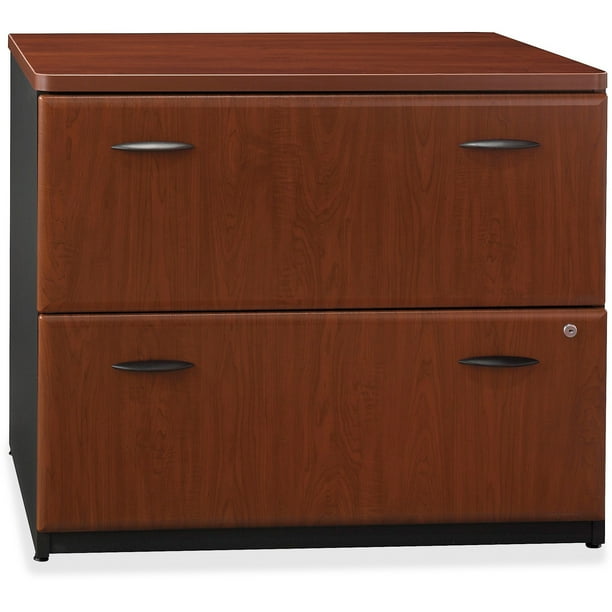 Bush 2 Drawers Lateral Lockable Filing Cherry
