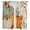 Linen, variant on Sage Green Pumpkins Kitchen Curtains 63 Inch Length, Thanksgiving Leaves Autumn Fall Tiers Curtains for Living Room Berdoom Bathroom, Light Filtering Drapes Window Treatment 2 Panels 42"Wx63"L