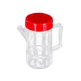 thumbnail image 1 of Dispensador de aceite acrílico, tapa roja de plástico, aceitera, vertedor de salsa, vinagrera, utensilios de cocina (450 ml), 1 of 5
