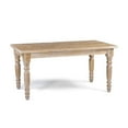 thumbnail image 4 of Grain Wood Furniture Valerie Original Solid Wood 63" Dining Table, Driftwood, 4 of 8