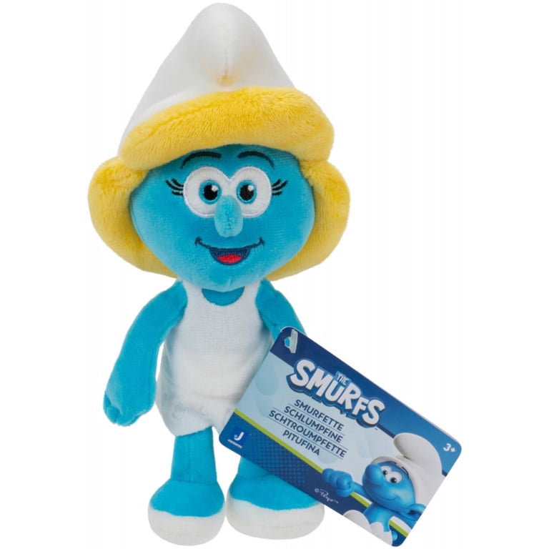 The Smurfs 7 inch Plush Set of 4 with Papa Smurf, Smurfette