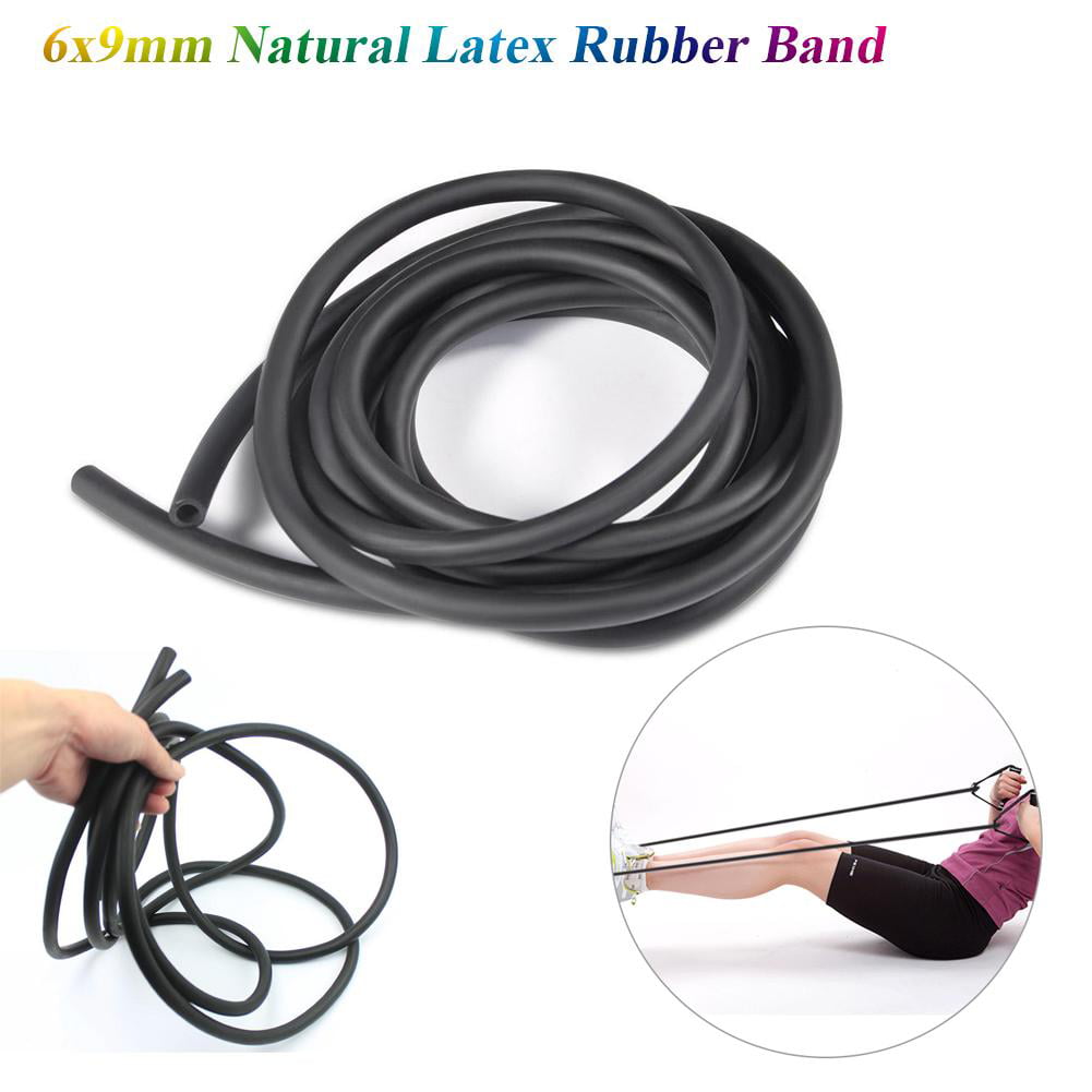 Yosoo 6x9mm Natural Latex Rubber Band Fitness Muscles Rally Exercise 