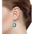 thumbnail image 2 of Aqua Chalcedony Earring 925 Sterling Silver Handmade Jewelry, 2 of 4