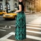 thumbnail image 1 of Vestido De Mujer Vestido largo de playa de verano con bolsillos Vestido de columpio de dama para vacaciones (Verde S) Cgtredaw Para estrenar, 1 of 1