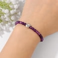 thumbnail image 3 of Top-kevin Crystal Bracelet for Women Men 4 mm Natural Stone Beaded Bracelets Cat Bracelets Cross Bracelets Heart Bracelelt Jewelry for Women Birthday Gifts Stretch Bracelet, 3 of 12