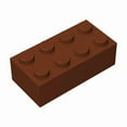 thumbnail image 1 of Lot 3001 2x4 Dots Bricks Toys For Technical BuildingsÂ Blocks Gift Compatible Educational Creative Size DIY MOC Thick Figures Brown 25PCS, 1 of 6